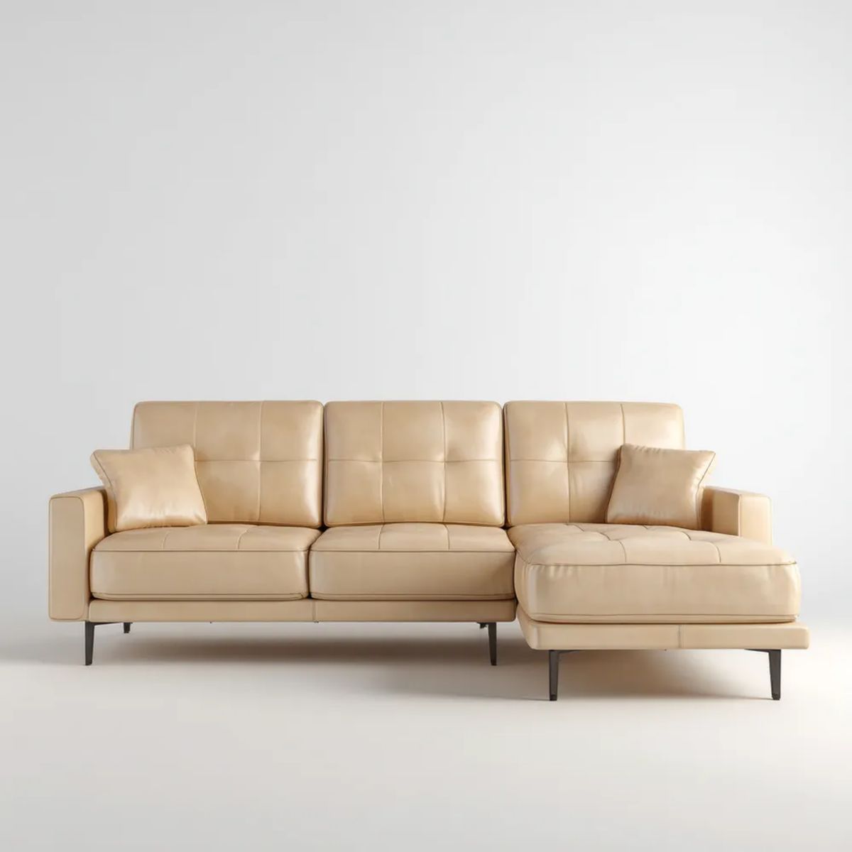 Sofa, 4-osobowa w kolorze -narożnym sofa w kolorze syntetycznym, 280 x 160 x 85 cm